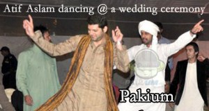 Atif Aslam dancing in a wedding/marriage ceremony