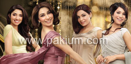 Lux beauties Reema, Meera, Humaima Mahira Khan