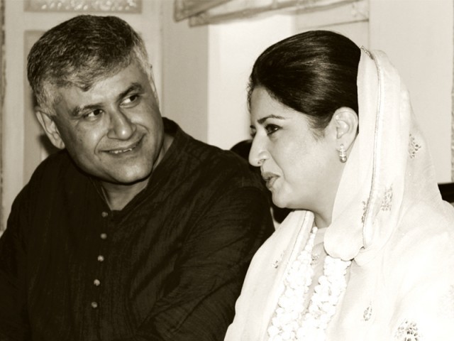 Atiqa Odho with hew new husband Samar Ali Khan