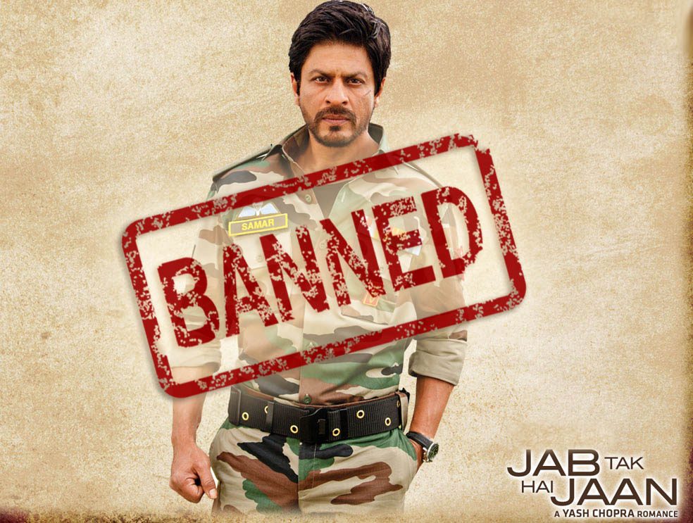 shahrukh khan jab tak hai jaan banned in Pakistan