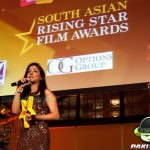 Humaima wearing Blackbird at South Asian Rising Star Film Award Ceremony