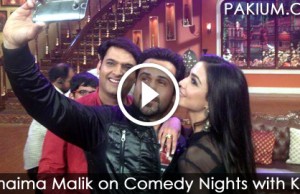 humaima Malik and emraan hashmi on comedy nights with kapil