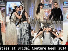 Celebrities at Bridal Couture Week Lahore 2014