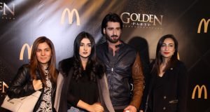 Celebrities at McDonalds Golden Party