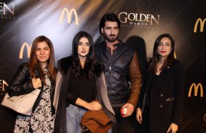 Celebrities at McDonalds Golden Party