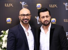 HSY and Atif Aslam at Lux Style Awards