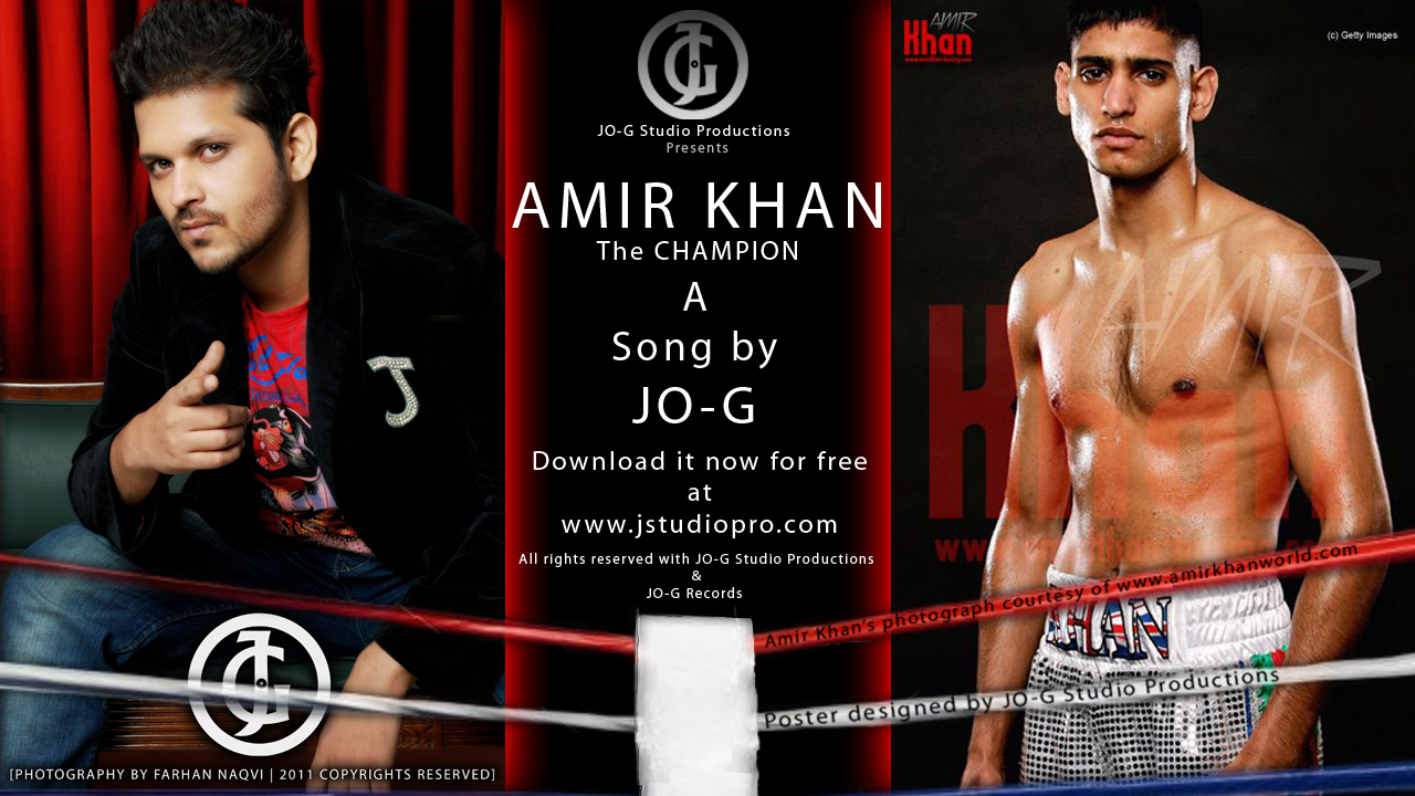 AMIR KHAN Boxer and Jo-g