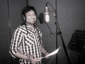 Singer Jabar Abbas in Studio