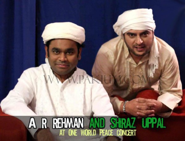 Shiraz Uppal with A.R.Rehman