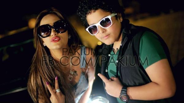 Mathira with 12 saal ka rapper Arbaz Khan