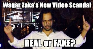 waqar zaka's new abusive video scandal