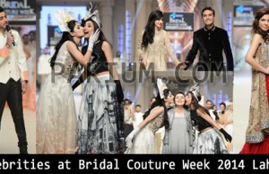 Celebrities at Bridal Couture Week Lahore 2014